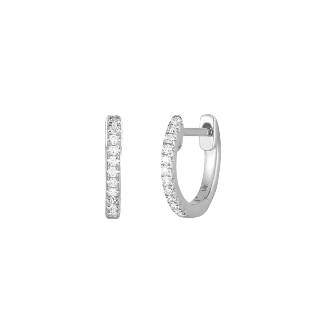 Mini Diamond Hoops