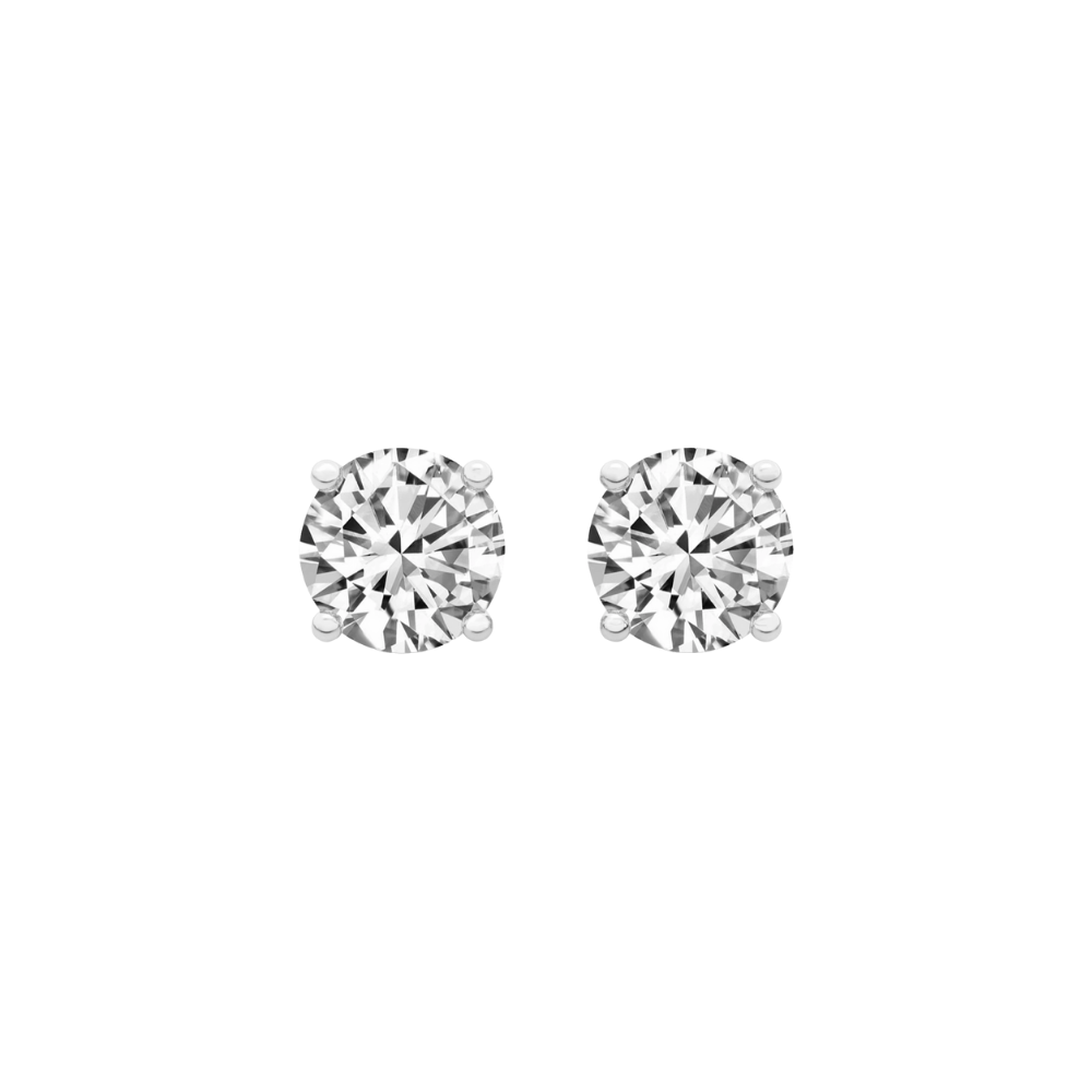 Round Diamond Studs – Henri Noël