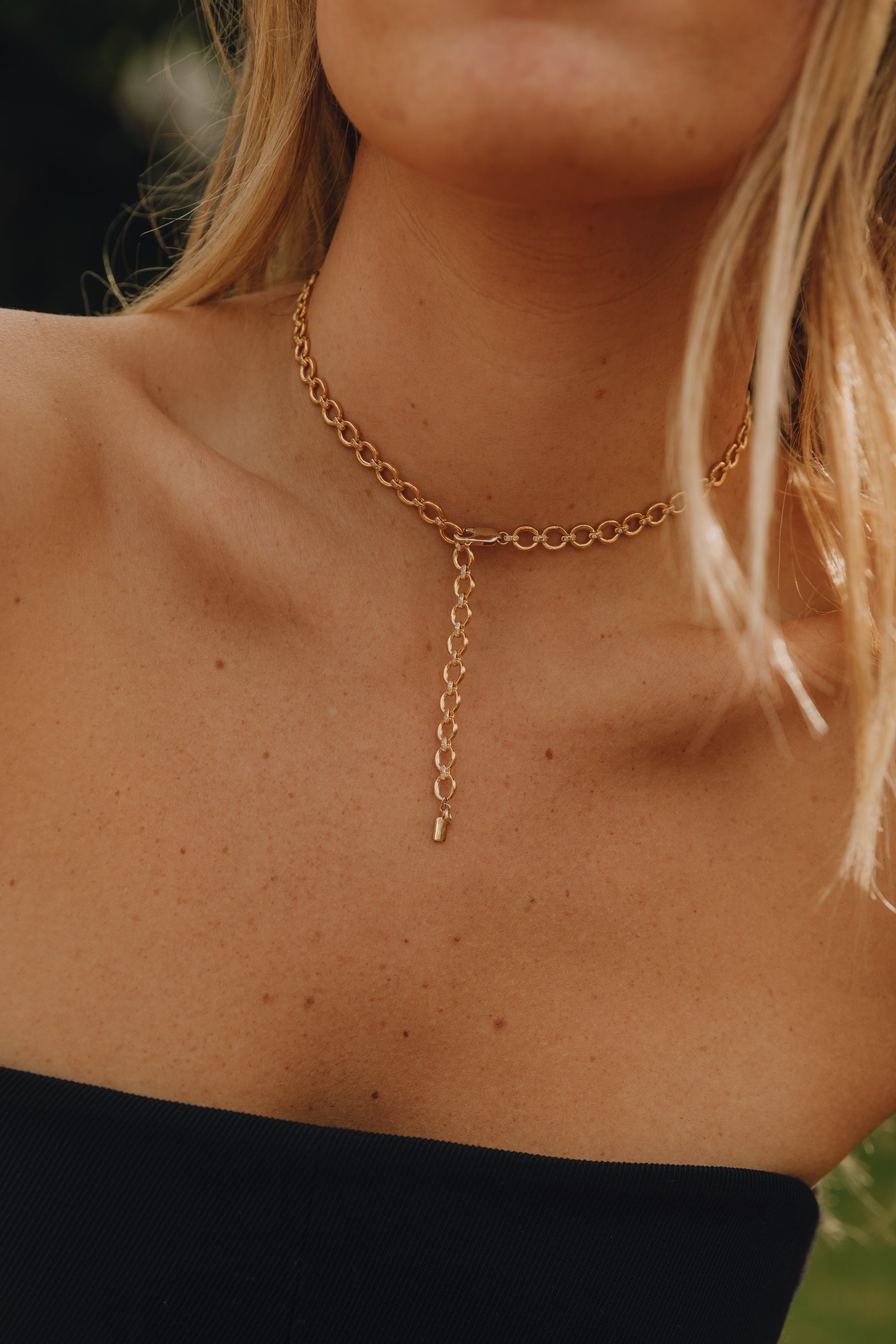 V clearance twin necklace