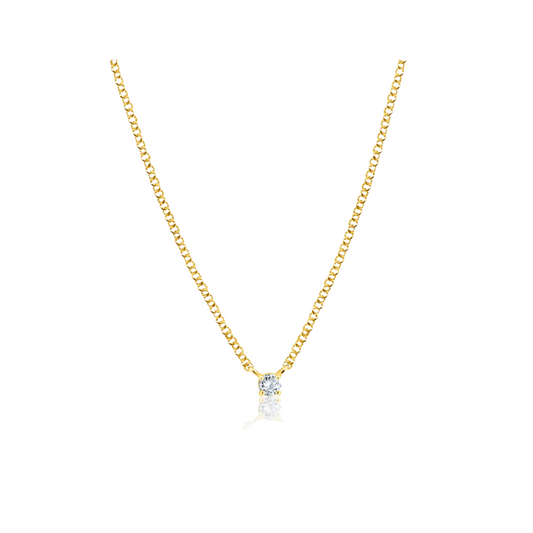 Randall Diamond Solitaire Necklace
