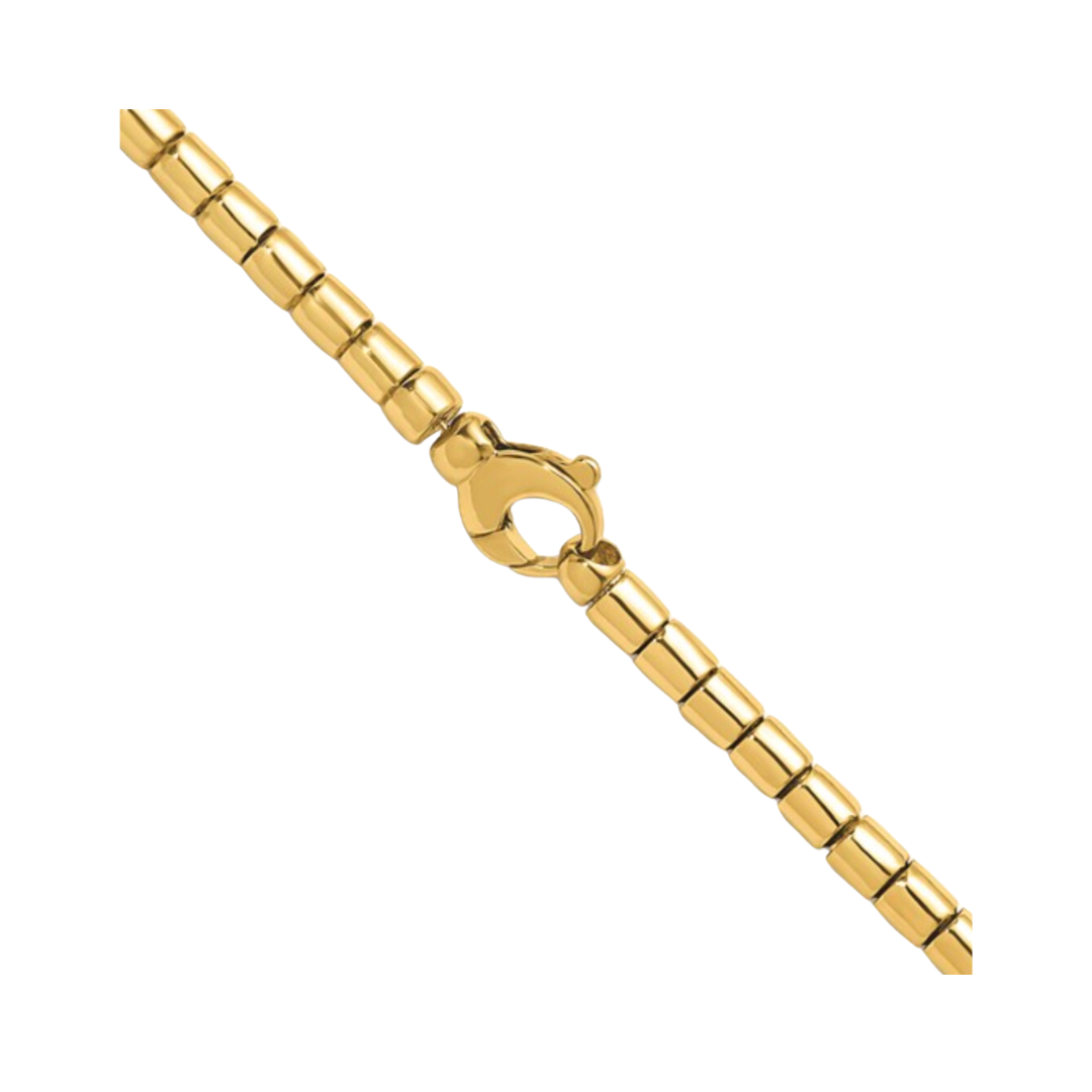 14K Fancy Link Necklace