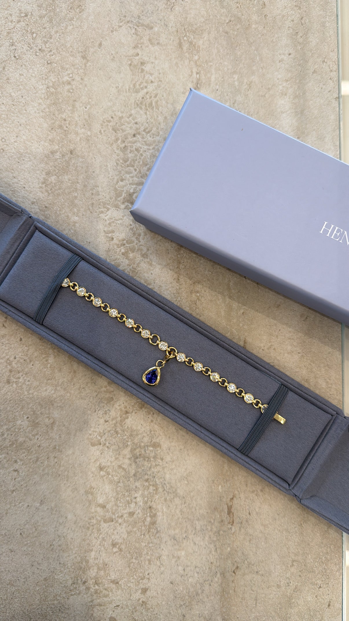 Bezel Diamond Chainlink Bracelet