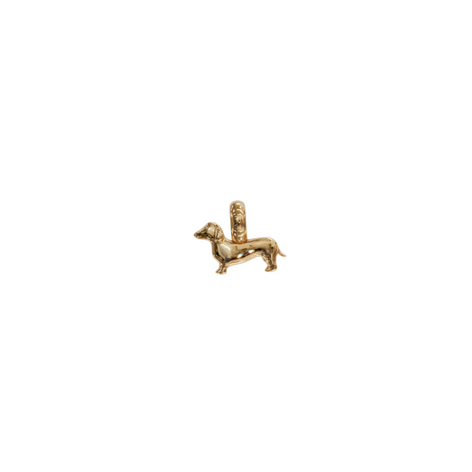 14K Byrdie Dachshund Charm
