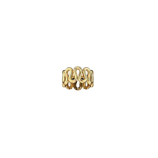 Gold Wave Ring – Henri Noël