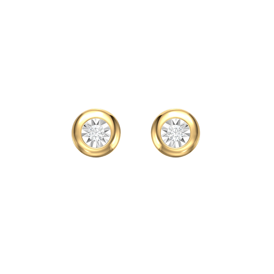 Diamond Bezel Studs