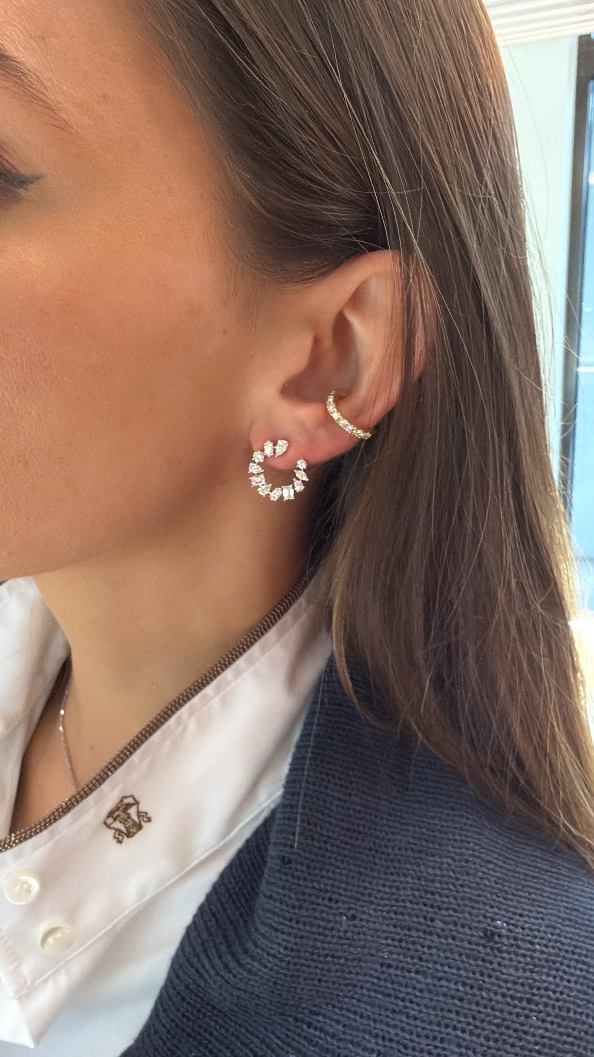 Diamond Ear Cuff – Henri Noël