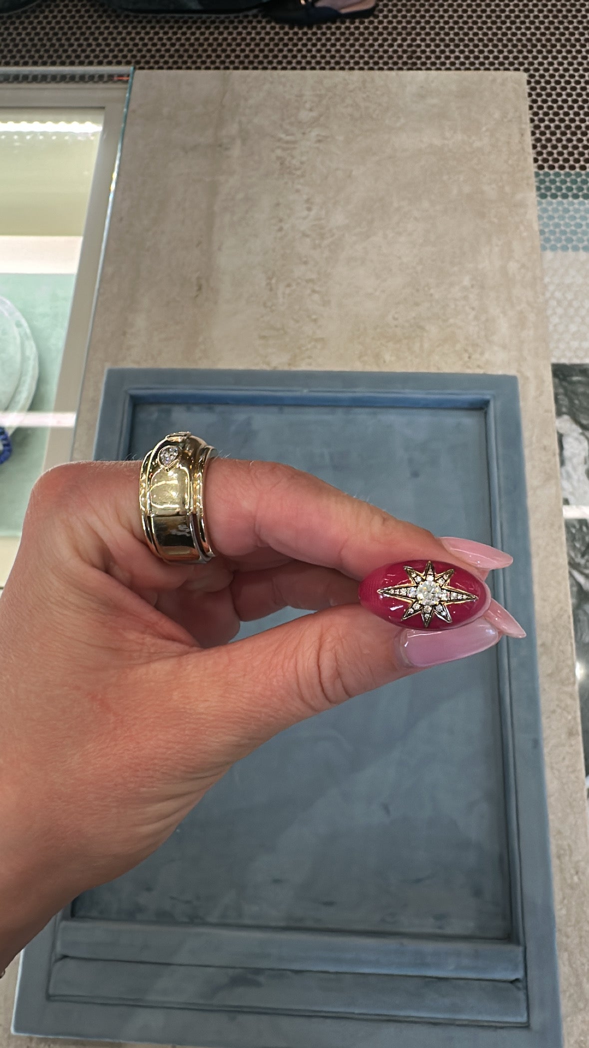 Selim Mouzannar - Aïda Raspberry Ring