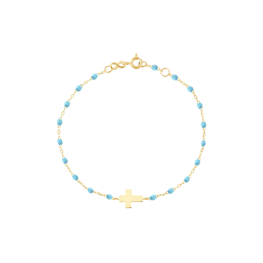 gigiCLOZEAU- Cross Charm Classic Gigi Bracelet