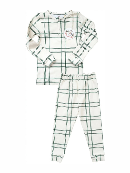 The Personalized Green Kids Pajama – Henri Noël