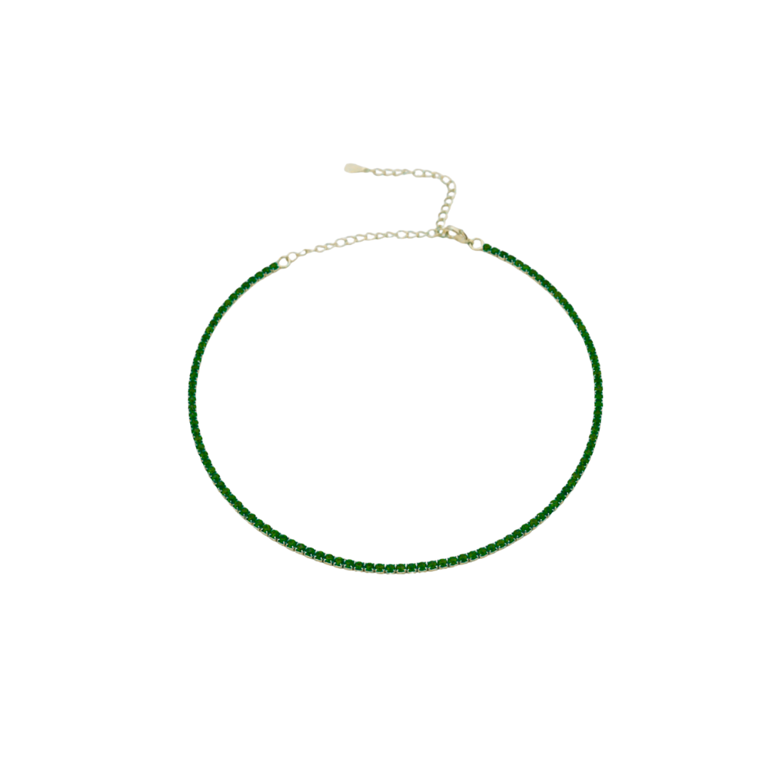 Adjustable Gemstone Tennis Choker – Henri Noël