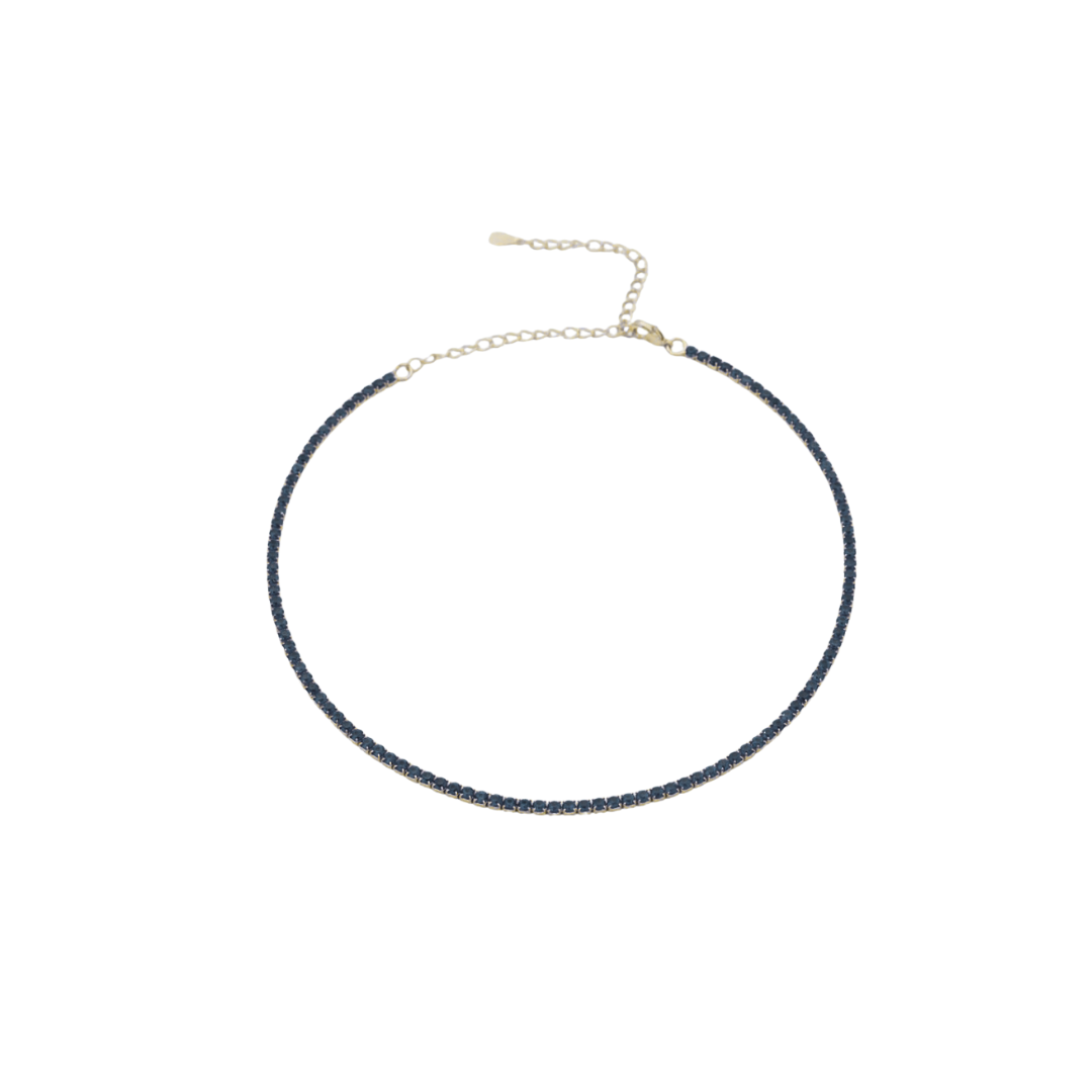Adjustable Gemstone Tennis Choker – Henri Noël