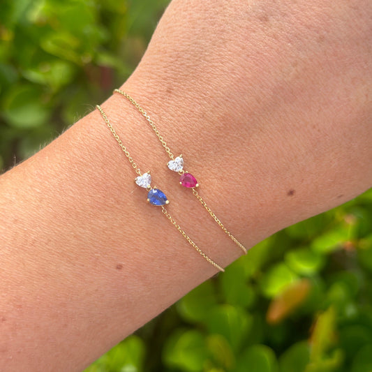 Adjustable Toi Et Moi Bracelet – Henri Noël