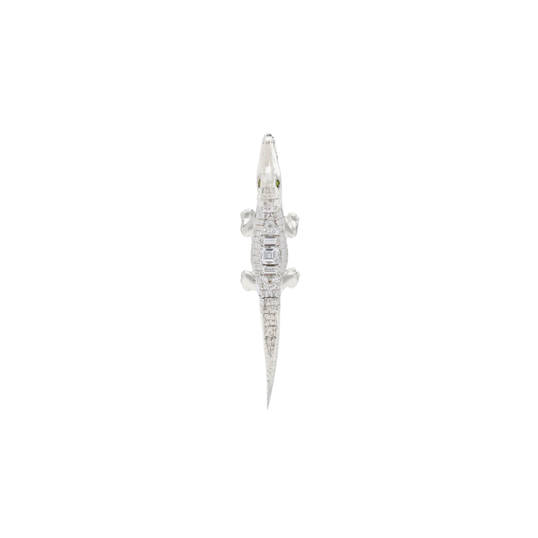 Alligator Art Deco Bite Earring – Henri Noël