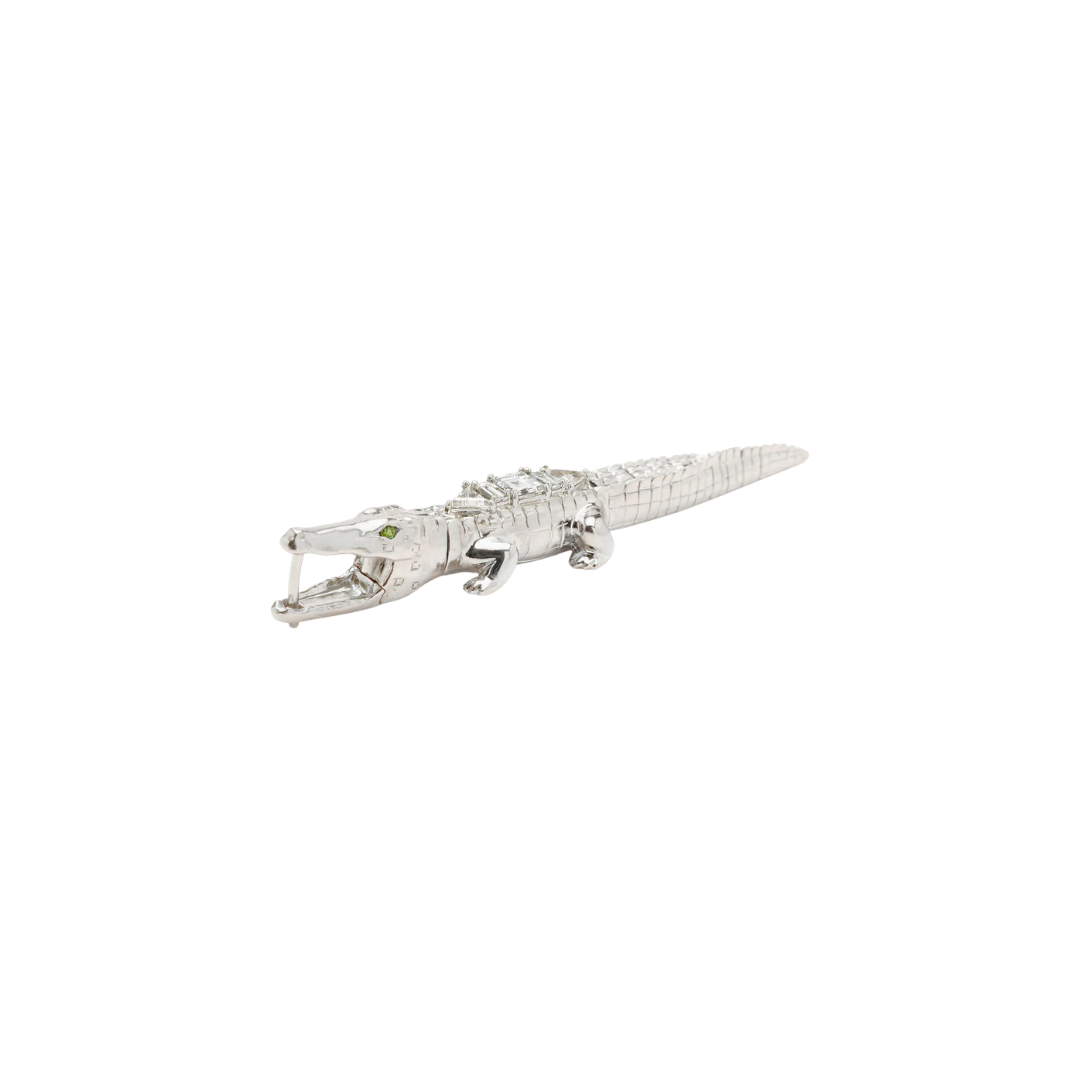 Alligator Art Deco Bite Earring – Henri Noël