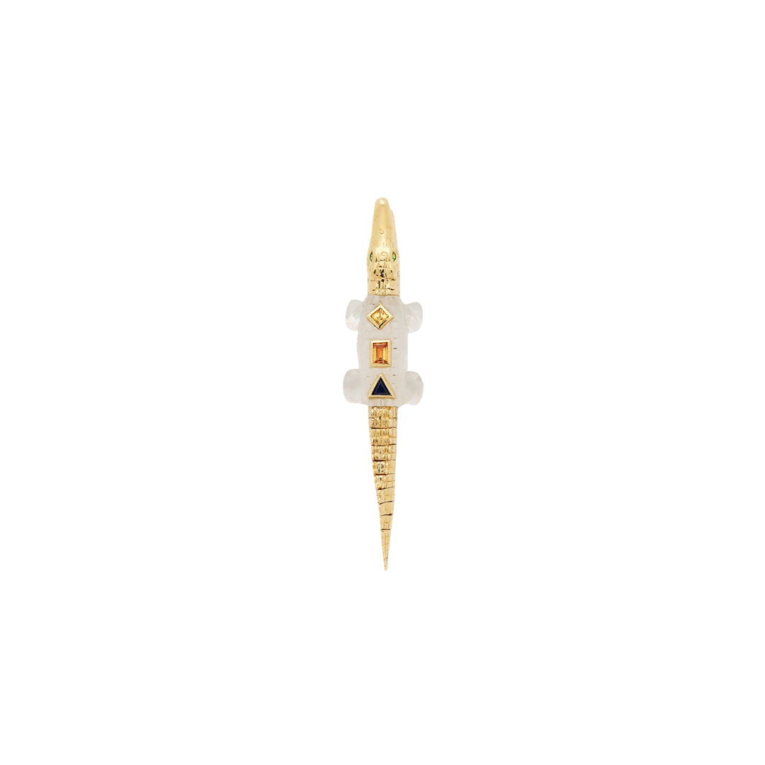 Alligator Pop Art Bite Earring – Henri Noël