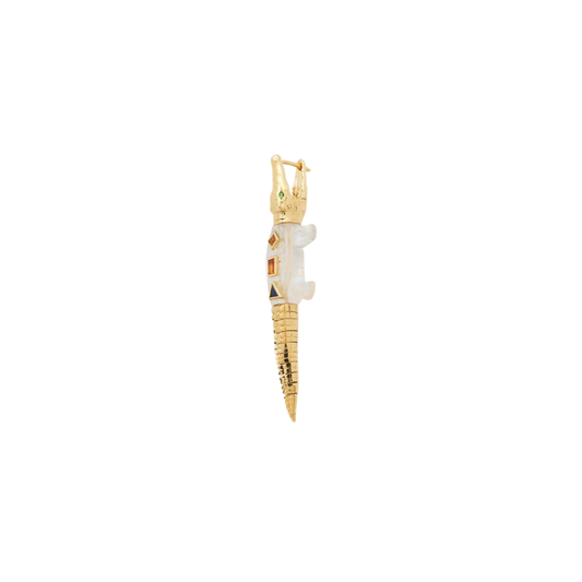 Alligator Pop Art Bite Earring – Henri Noël