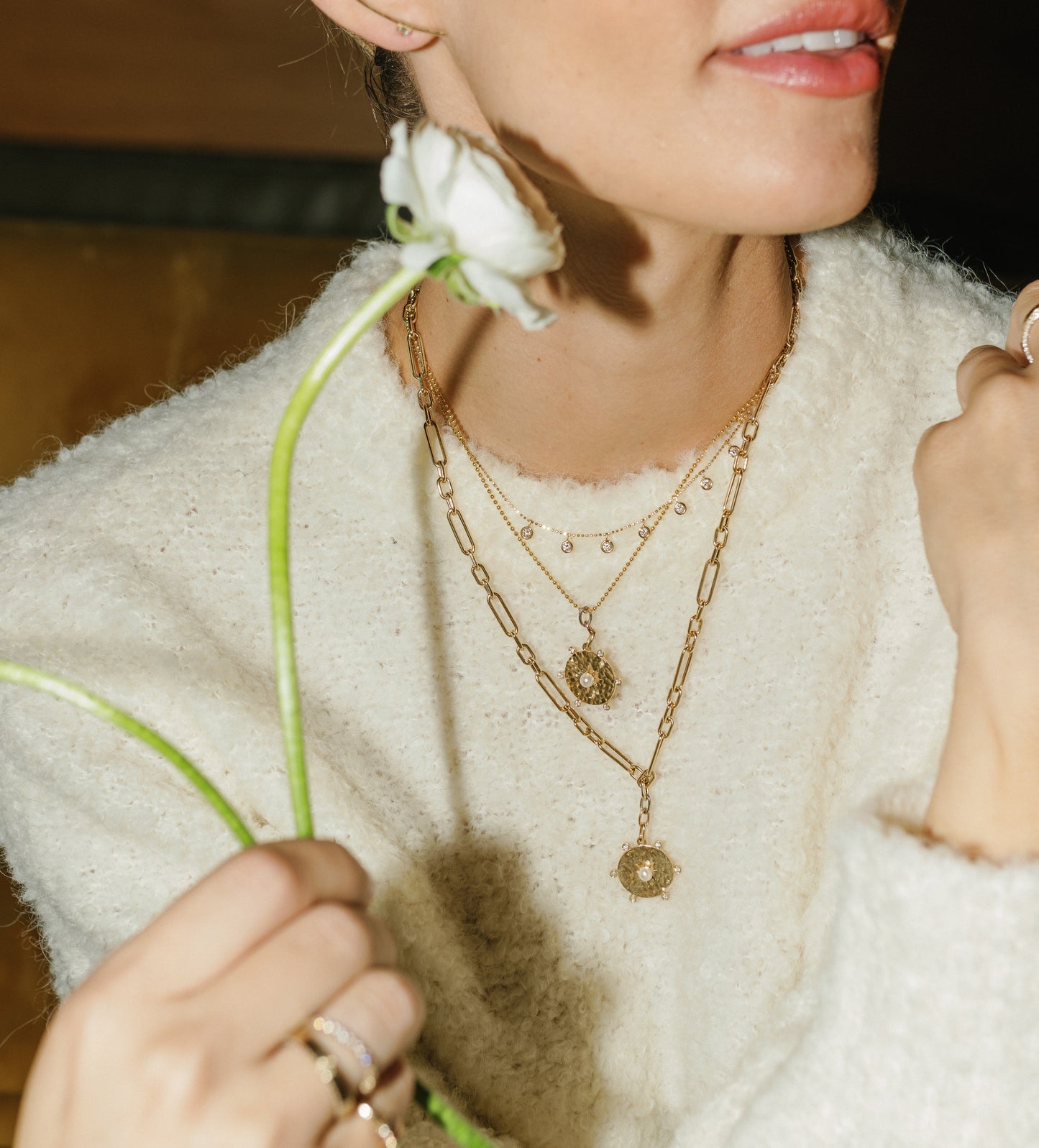 Alys Pearl Pendant Necklace – Henri Noël