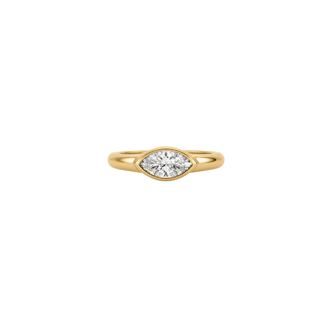 Archer East West Marquise Diamond Ring – Henri Noël