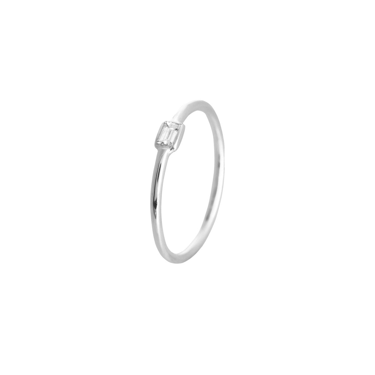Baguette Bezel Ring – Henri Noël