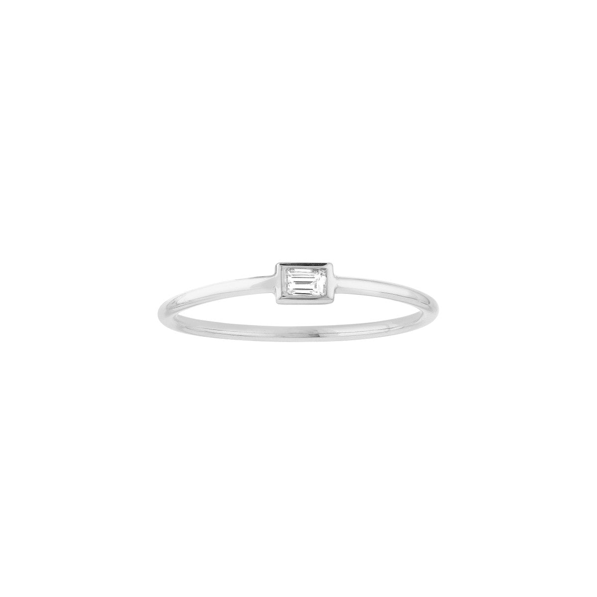 Baguette Bezel Ring – Henri Noël