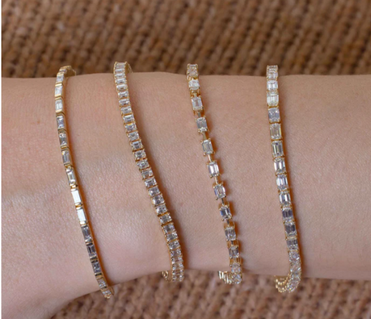 Baguette Diamond Tennis Bracelet – Henri Noël