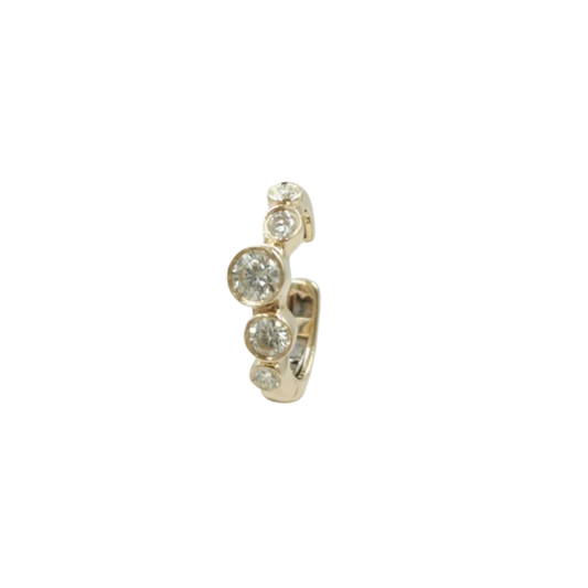 Bezel Diamond Ear Cuff – Henri Noël