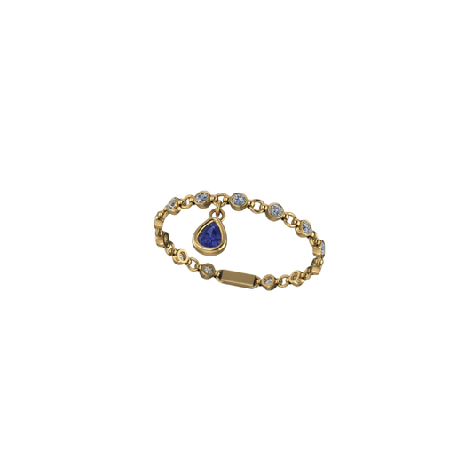 Bezel Diamond Chainlink Bracelet – Henri Noël