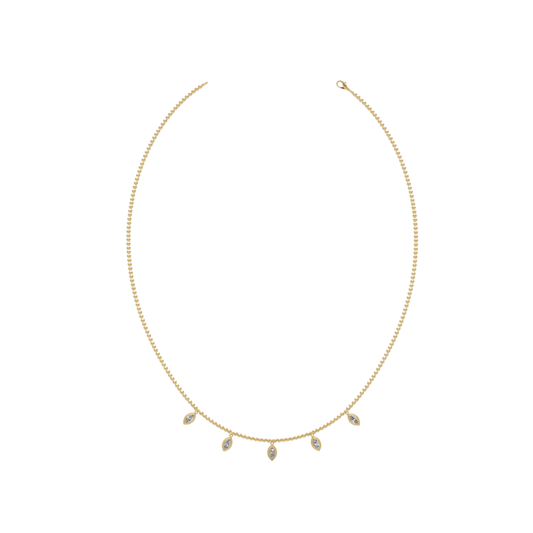 Bezel Marquise Diamond Choker – Henri Noël