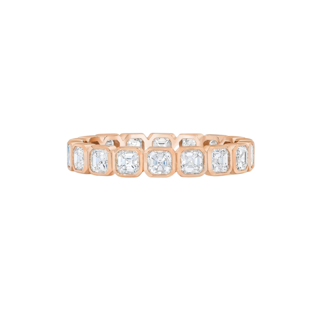 Bezel Set Diamond Eternity Band – Henri Noël