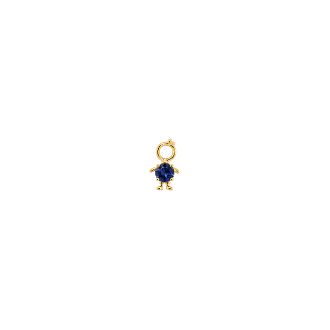 Birthstone Boy Charm