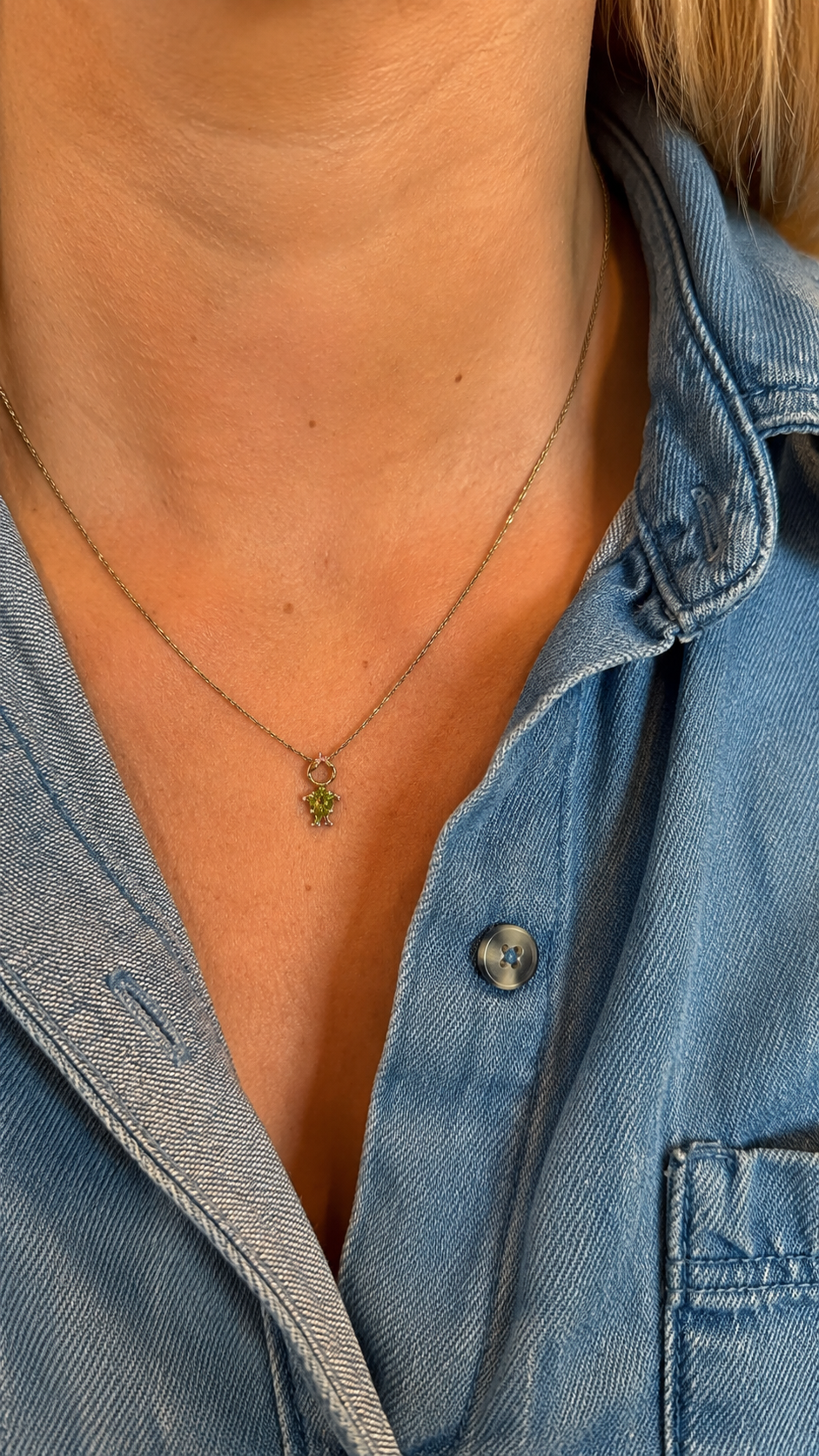 Birthstone Boy Charm