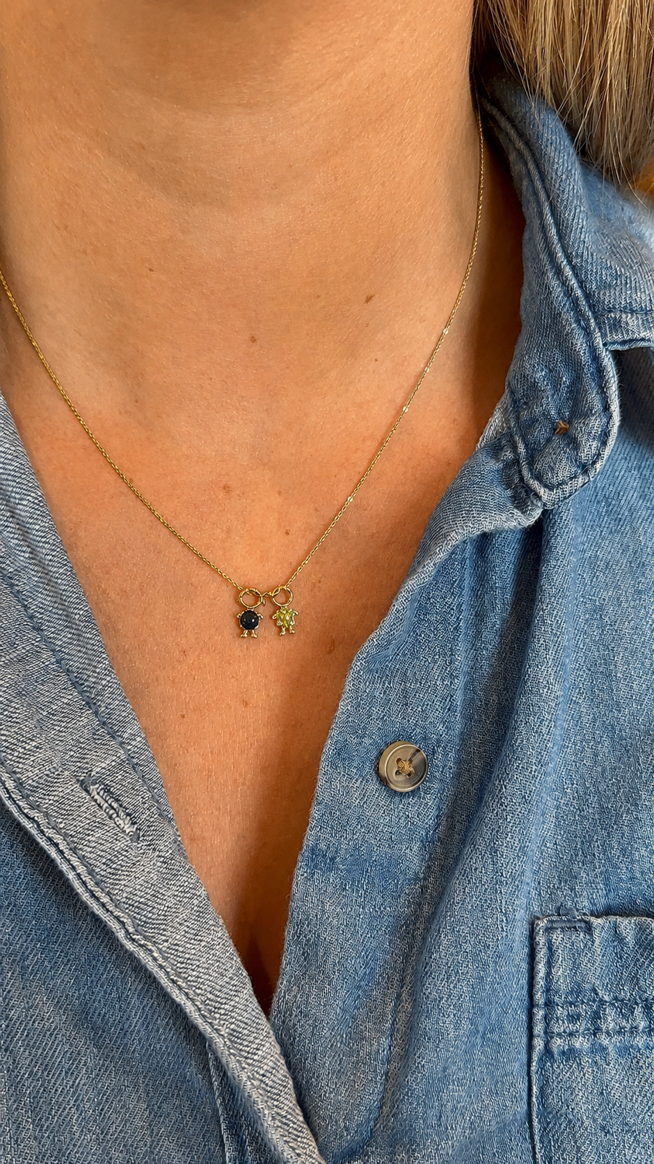 Birthstone Boy Charm