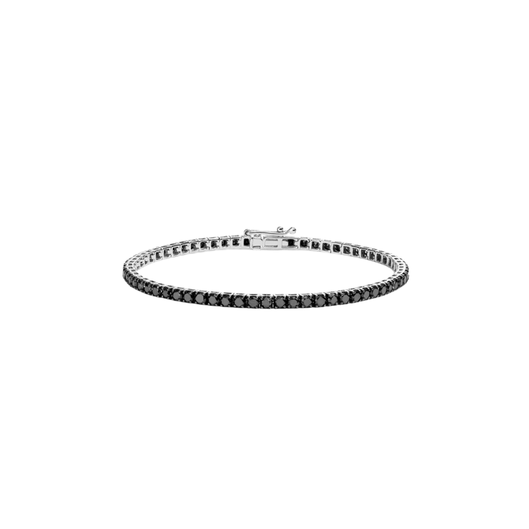 Black Diamond Tennis Bracelet – Henri Noël