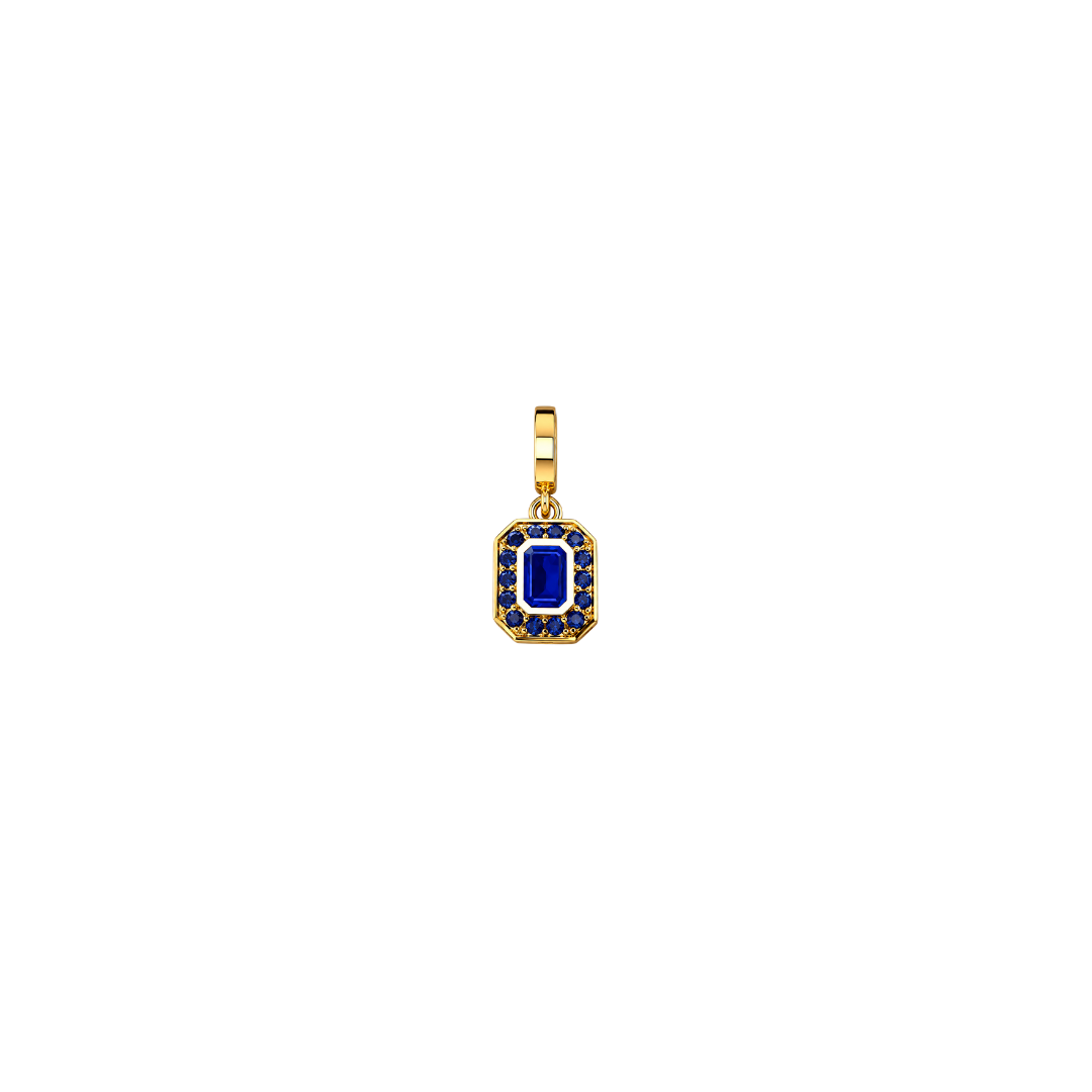 Blue Sapphire Charm – Henri Noël