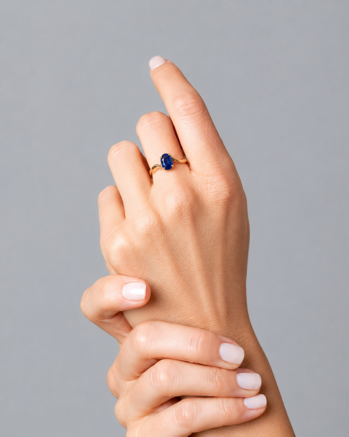 Mila Blue Sapphire Ring – Henri Noël