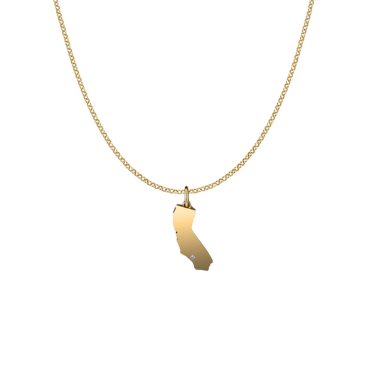 California Pendant Necklace – Henri Noël
