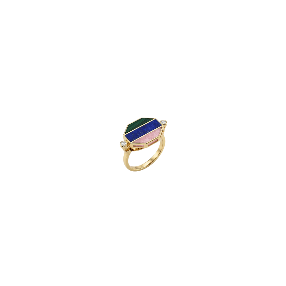 Carolina Neves- Gemstone Plate Ring – Henri Noël