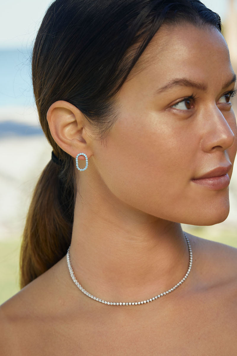 Carolina Short Tennis Earring – Henri Noël