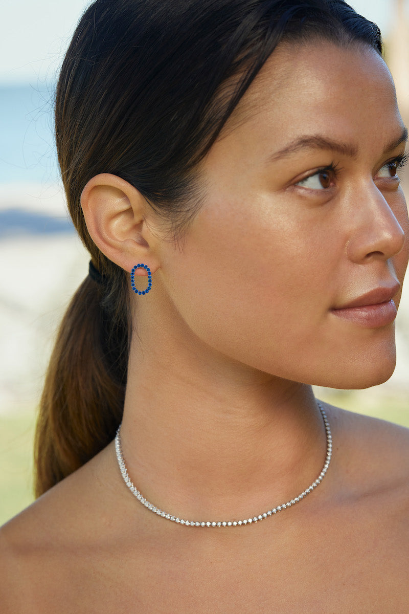 Carolina Short Tennis Earring – Henri Noël