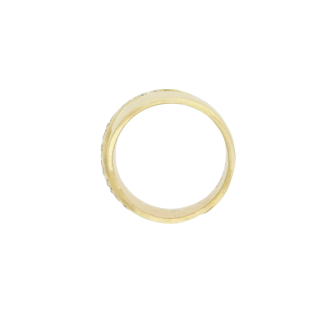 Chanel 18 Karat Gold Diamond "Bolduc" Ring – Henri Noël