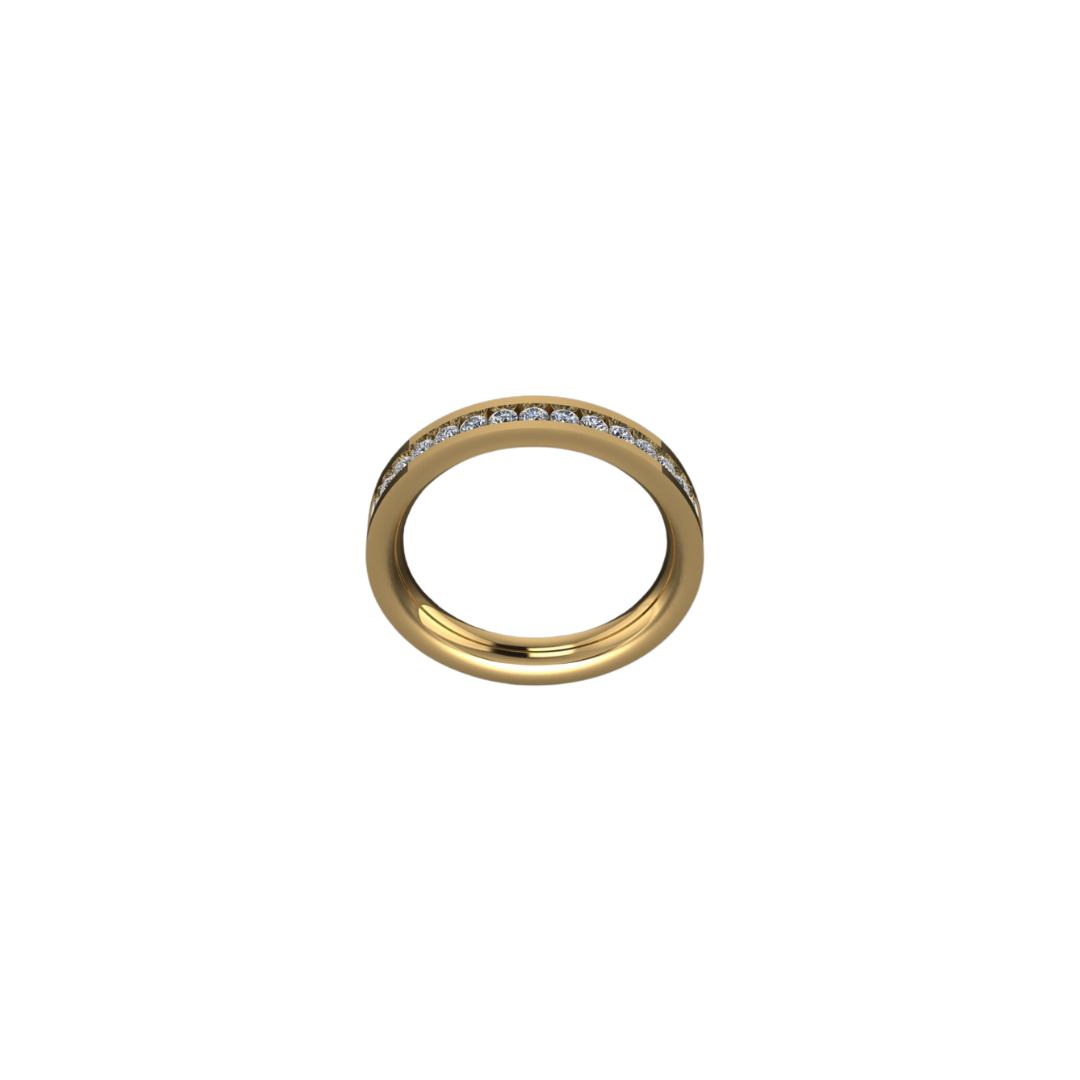 Channel Set Diamond Eternity Ring – Henri Noël