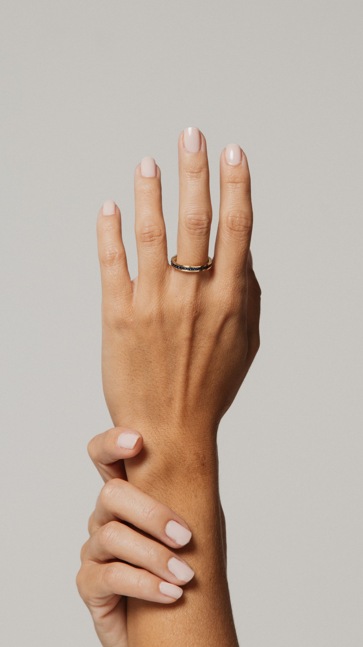 Channel Set Gemstone Ring – Henri Noël
