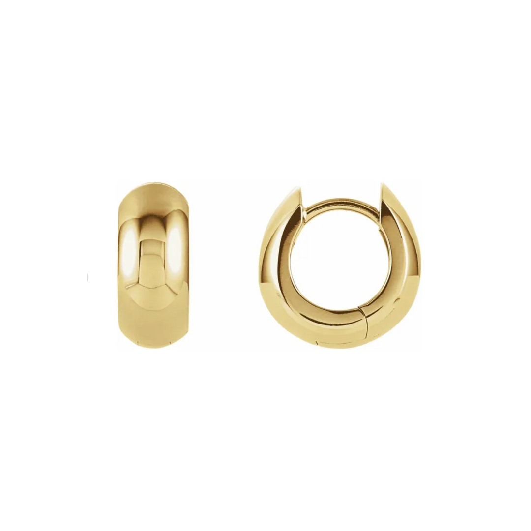 Classic Thick Gold Huggies – Henri Noël