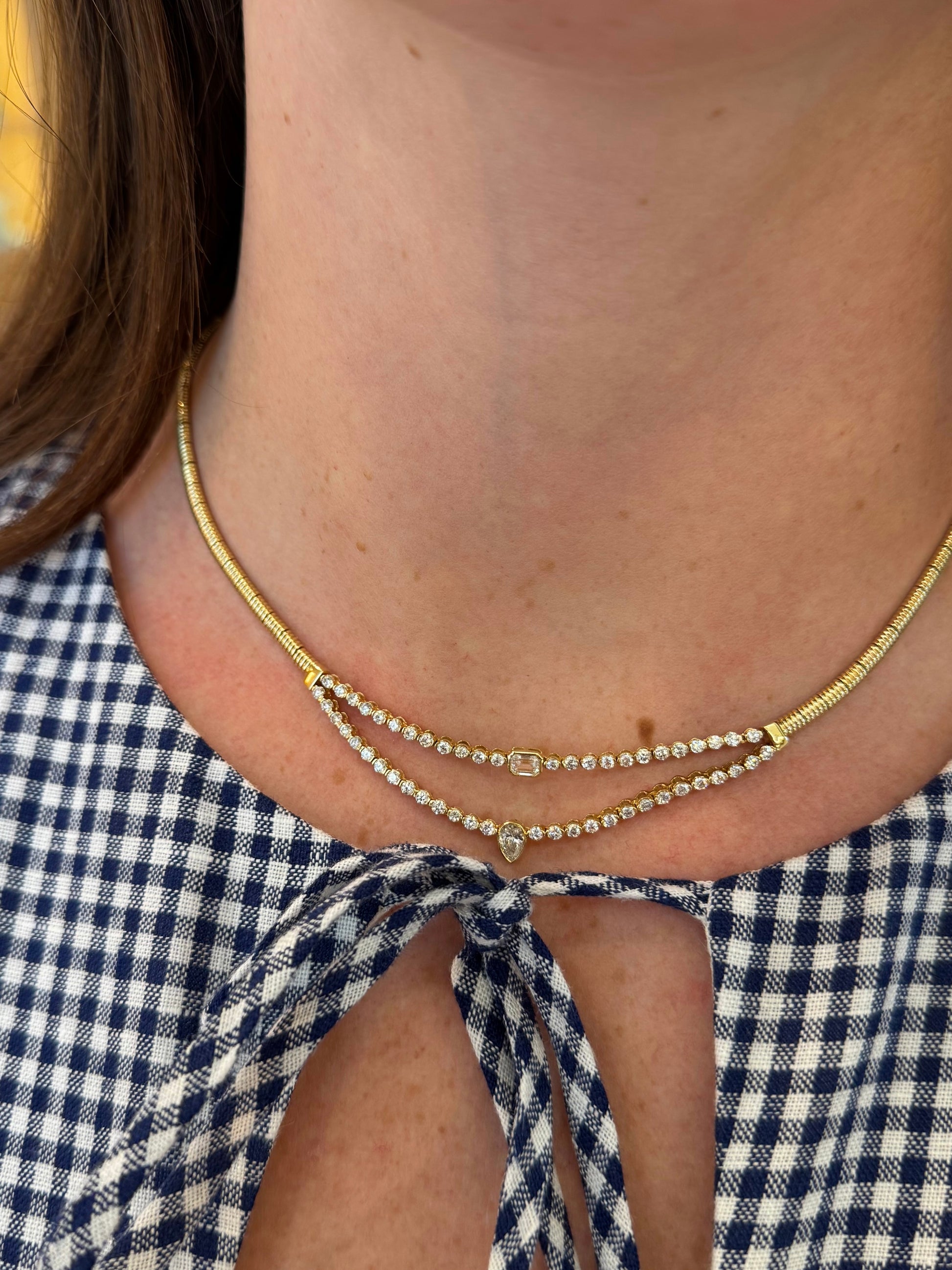 Cleo Diamond Necklace – Henri Noël