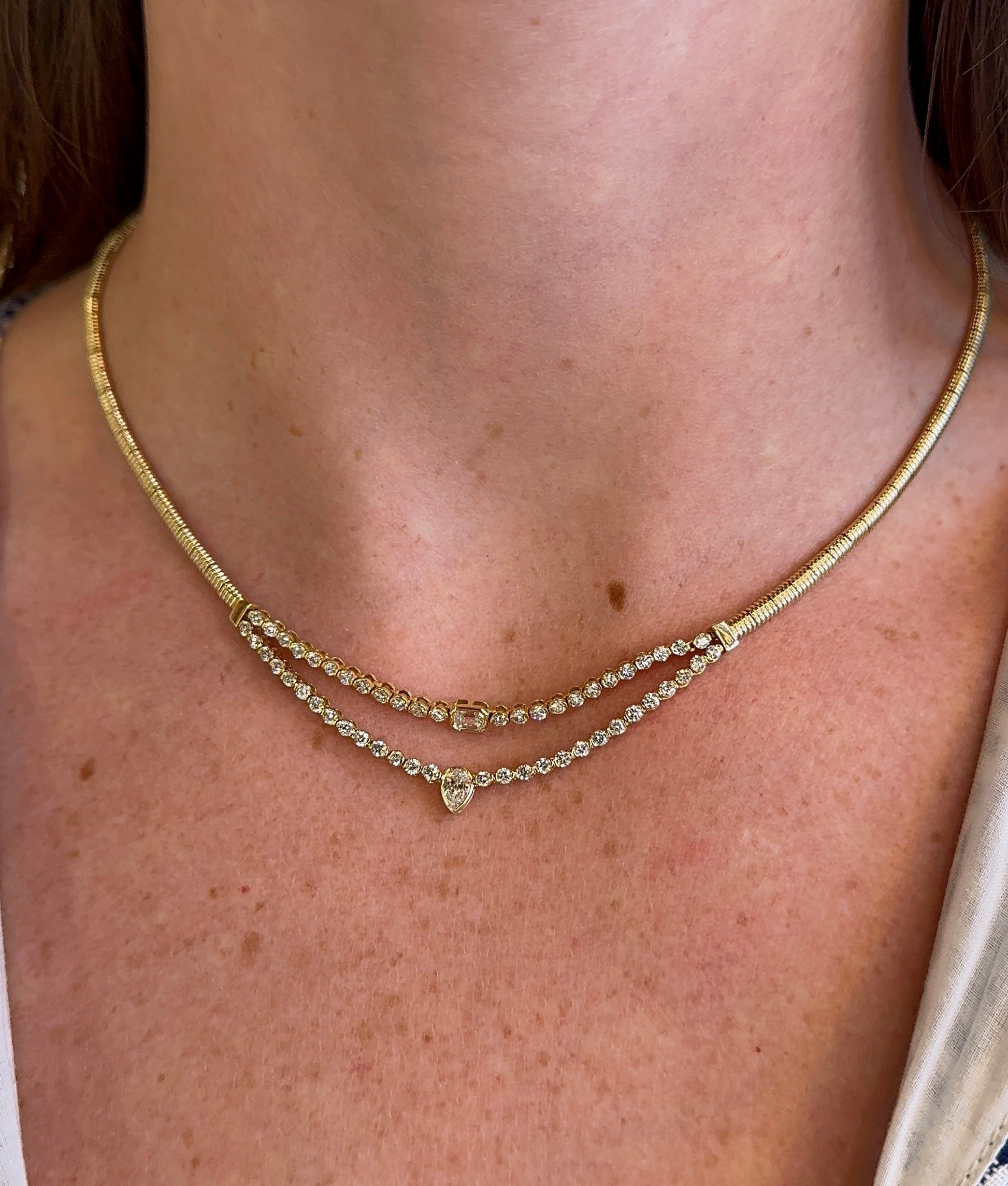 Cleo Diamond Necklace – Henri Noël