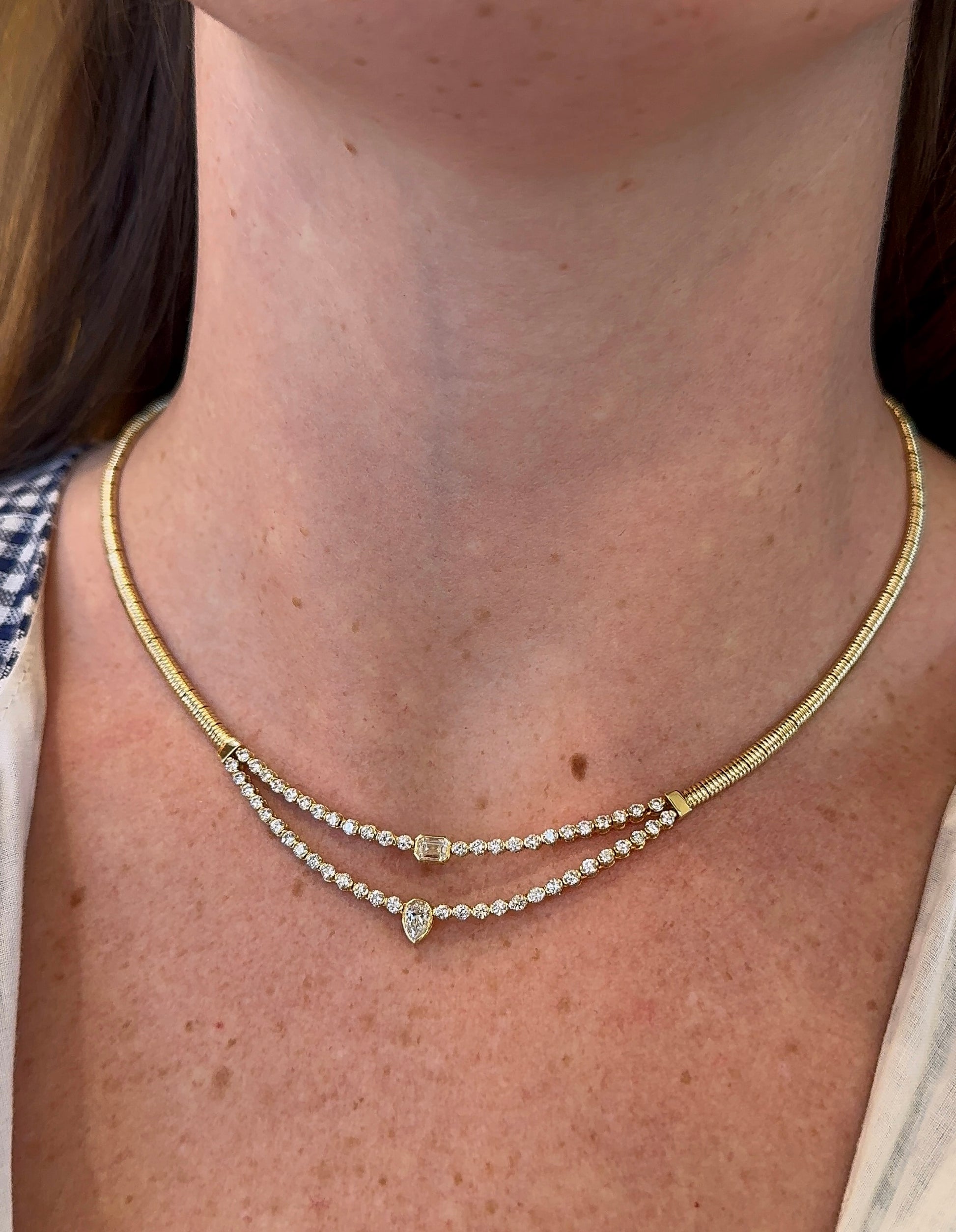 Cleo Diamond Necklace – Henri Noël