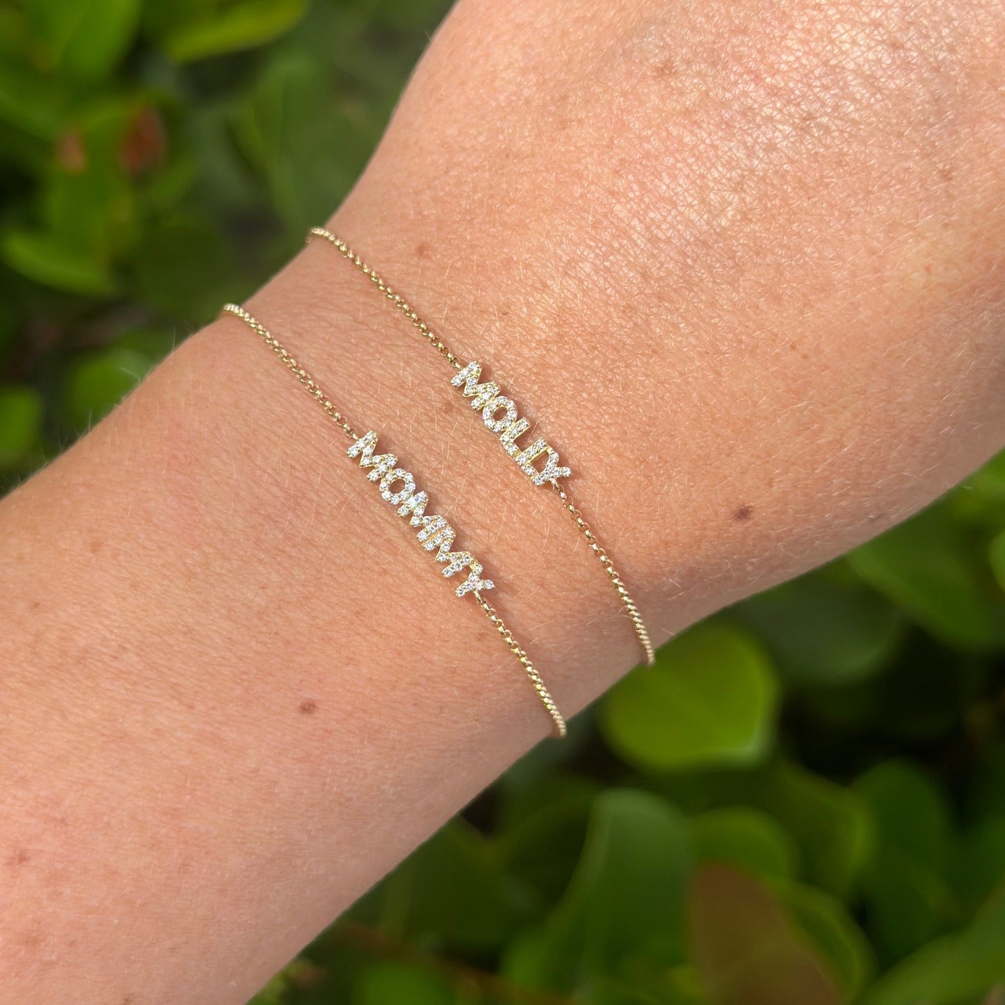 Custom Diamond Name Bracelet – Henri Noël