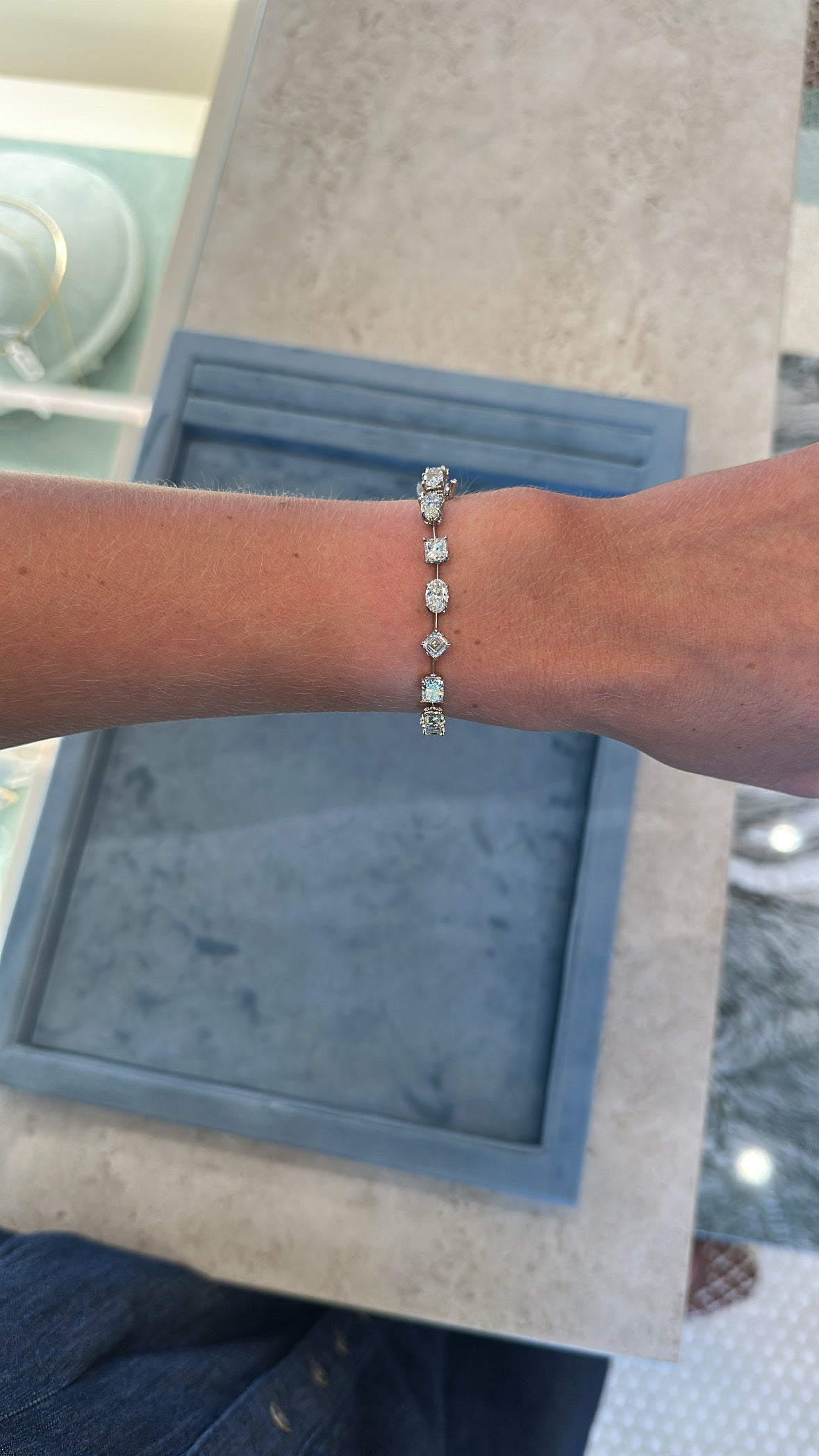 Diamond Fancy Cut Bracelet – Henri Noël