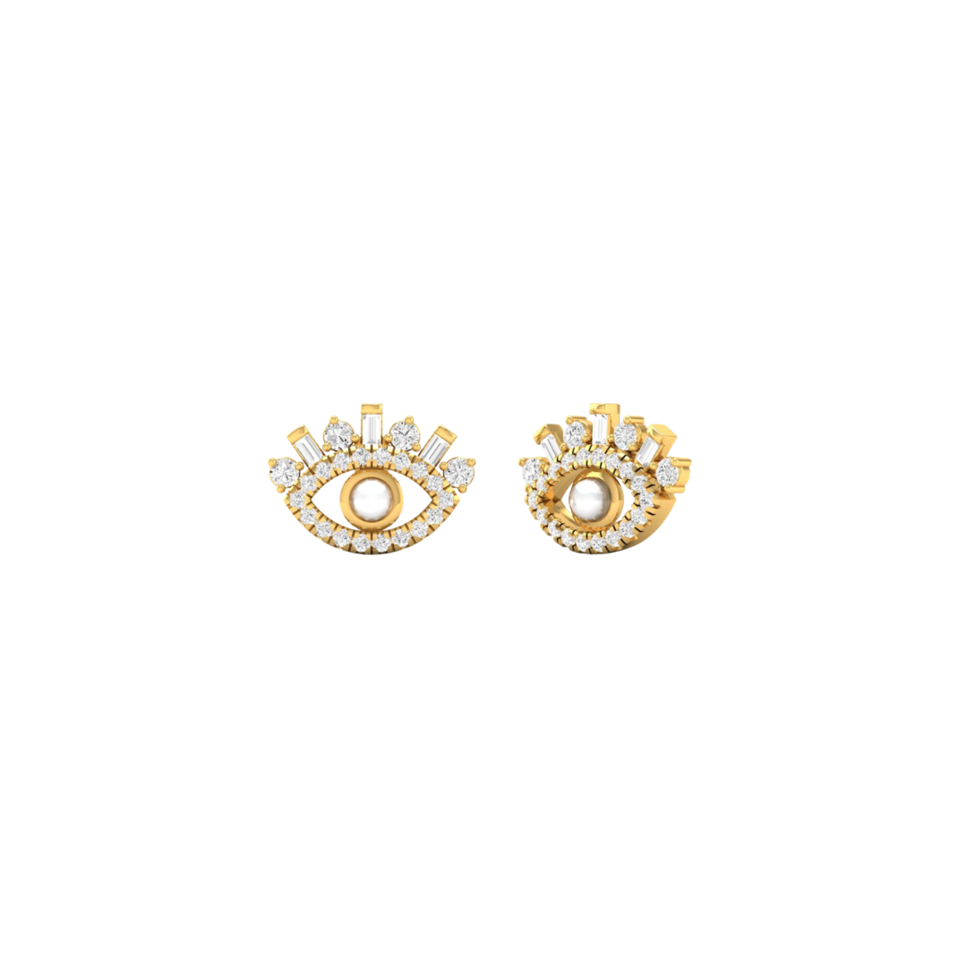 Diamond Eye Studs – Henri Noël