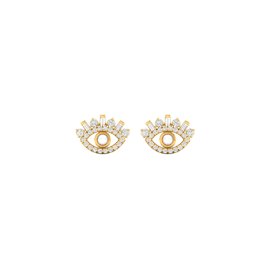 Diamond Eye Studs – Henri Noël